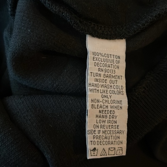 Bob Mackie black Cardigan Sweater with attached shell and rhinestone trim 1X - Picture 8 of 8